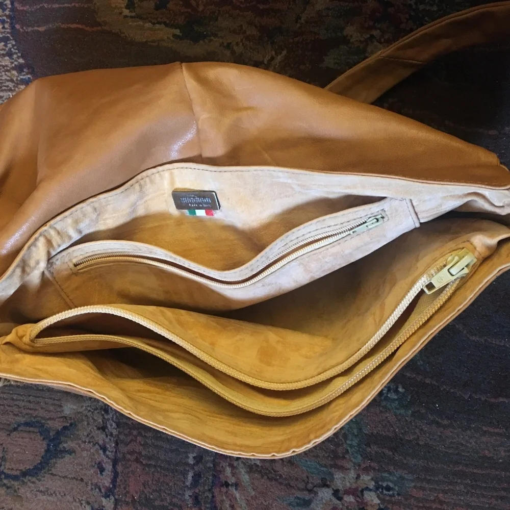 Host Pick: BUGGIANI Italian Leather Shoulder Handbag - $65 - Picture 4 of 10